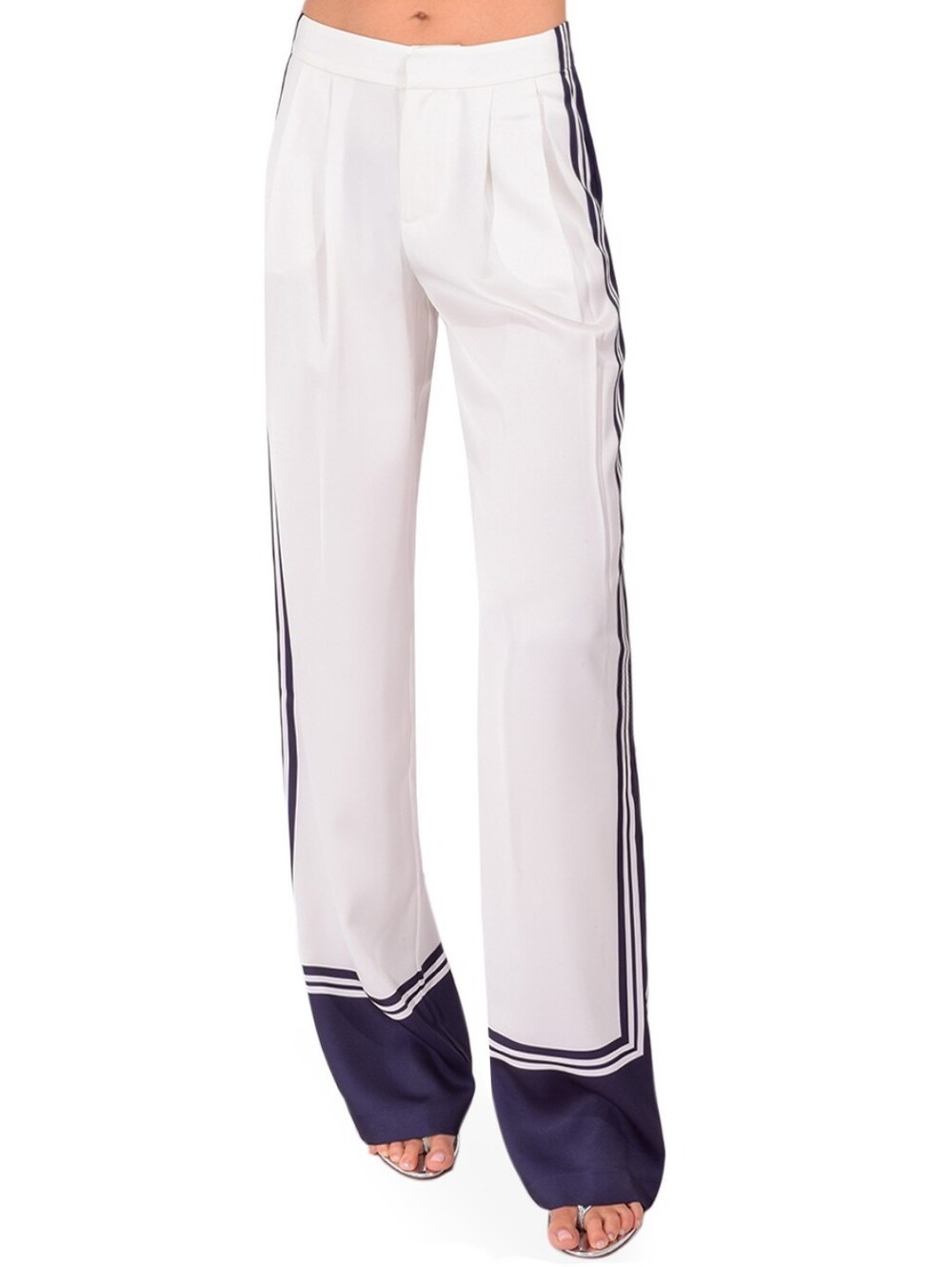 NWT $328 SER.O.YA Marlowe Satin Pant Size Small ~ ANTHROPOLOGIE